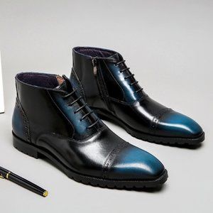 Brock men’s Martin boots leather shoes
